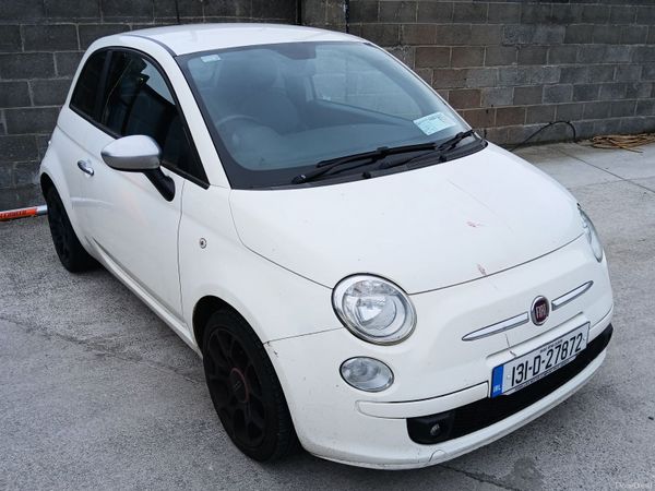 Fiat 500 Hatchback, Petrol, 2013, White