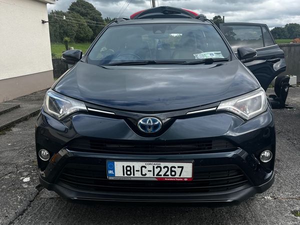 Toyota RAV4 SUV, Petrol Hybrid, 2018, Black