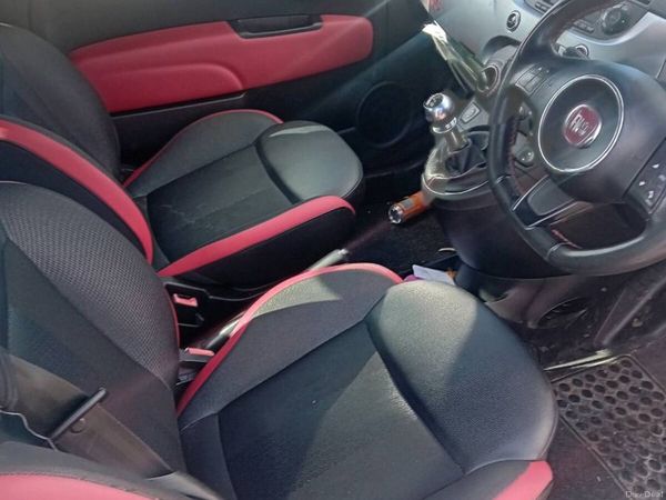 Fiat 500 Hatchback, Petrol, 2015, White