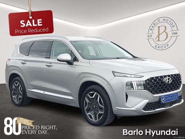 Hyundai Santa Fe SUV, Petrol Plug-in Hybrid, 2022, Grey