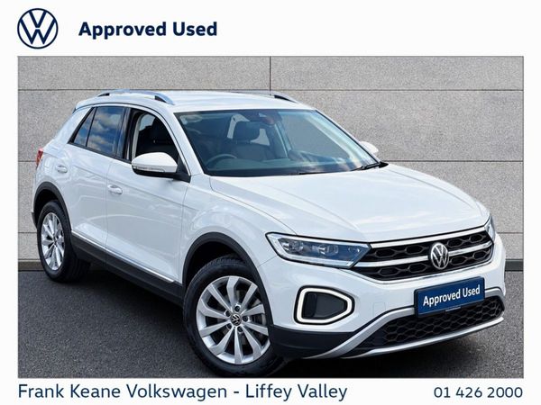 Volkswagen T-Roc SUV, Petrol, 2023, White