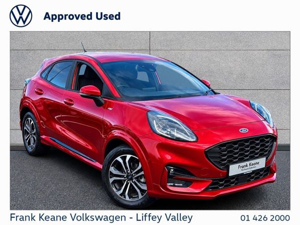 Ford Puma SUV, Petrol Hybrid, 2024, Red