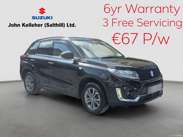 Suzuki Vitara SUV, Petrol Hybrid, 2023, Black