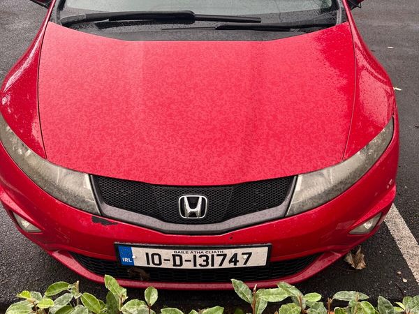 Honda Civic Hatchback, Petrol, 2010, Red