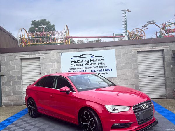 Audi A3 Saloon, Petrol, 2015, Red