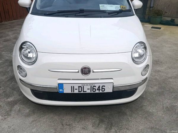 Fiat 500 Hatchback, Petrol, 2011, White