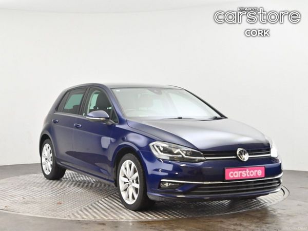 Volkswagen Golf Hatchback, Petrol, 2019, Blue