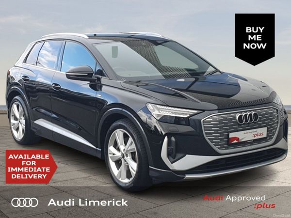 Audi Q4 e-tron SUV, Electric, 2024, Black