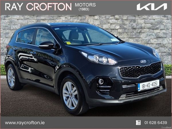 Kia Sportage SUV, Diesel, 2018, Black