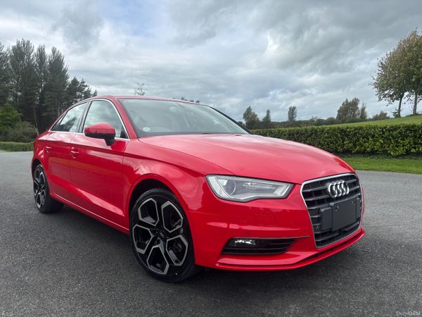 Audi A3 Saloon, Petrol, 2015, Red