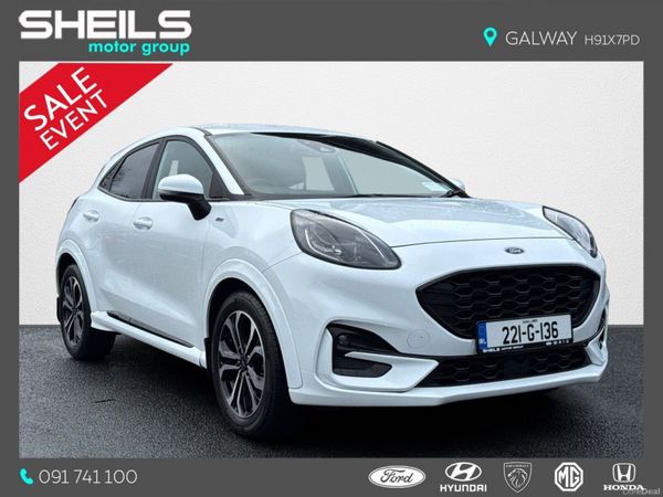 Ford Puma MPV, Petrol Hybrid, 2022, White