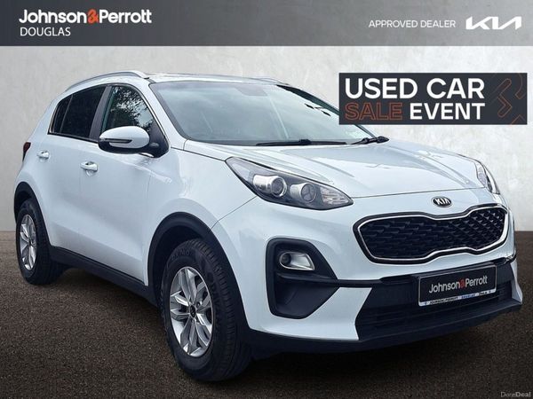 Kia Sportage SUV, Diesel Hybrid, 2021, White