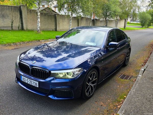 BMW 5-Series Saloon, Diesel, 2019, Blue