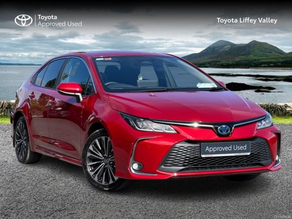 Toyota Corolla Saloon, Petrol Hybrid, 2024, Red