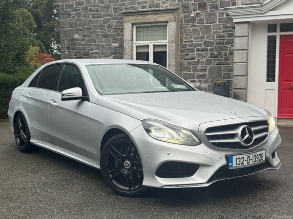 Mercedes-Benz E-Class Saloon, Petrol Hybrid, 2013, Silver