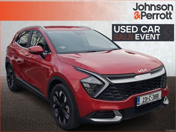 Kia Sportage SUV, Petrol Plug-in Hybrid, 2023, Red