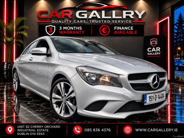 Mercedes-Benz CLA Saloon, Petrol, 2015, Silver