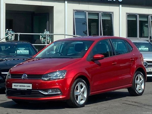 Volkswagen Polo Hatchback, Petrol, 2017, Red