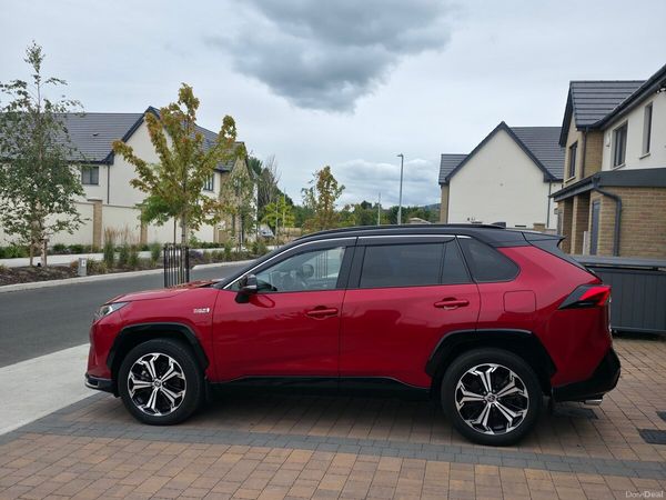 Toyota RAV4 SUV, Petrol Plug-in Hybrid, 2021, Red