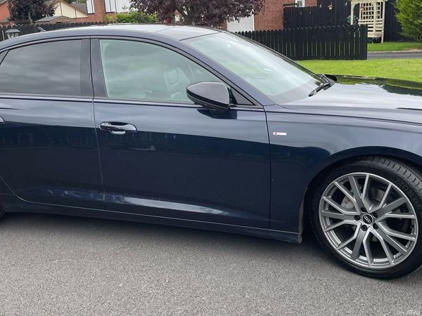 Audi A6 Saloon, Diesel, 2021, Blue