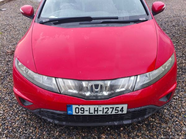 Honda Civic Hatchback, Diesel, 2009, Red