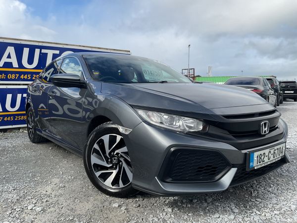 Honda Civic Hatchback, Petrol, 2018, Grey