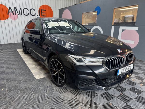 BMW 5-Series Saloon, Petrol Plug-in Hybrid, 2022, Black
