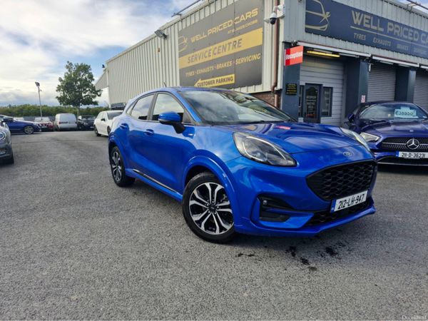 Ford Puma MPV, Petrol Hybrid, 2021, Blue
