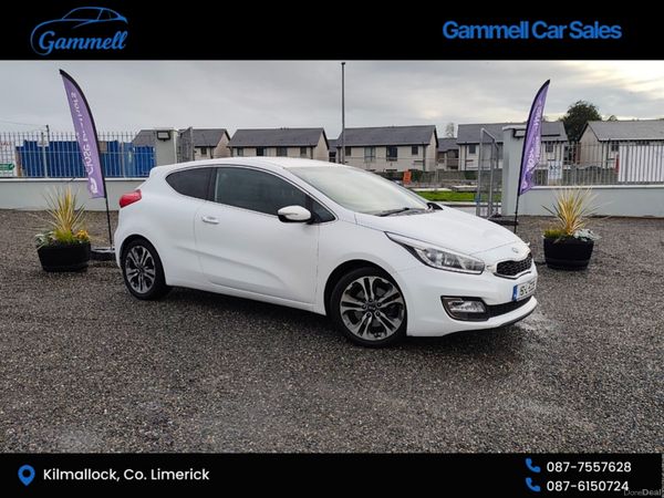 Kia ProCeed Hatchback, Diesel, 2015, White