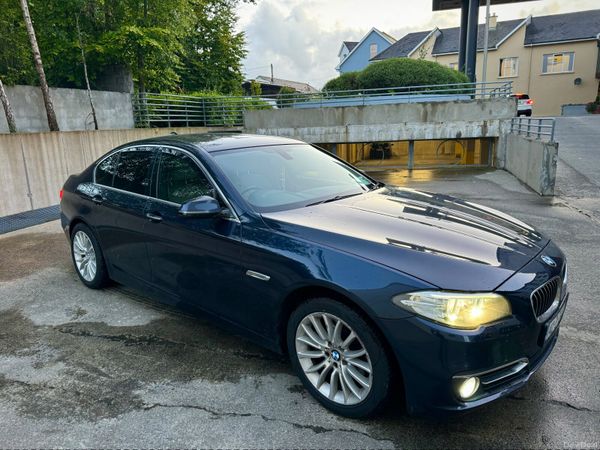 BMW 5-Series Saloon, Diesel, 2014, Blue