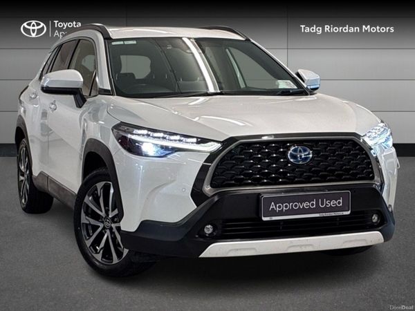 Toyota Corolla Cross SUV, Petrol Hybrid, 2023, White