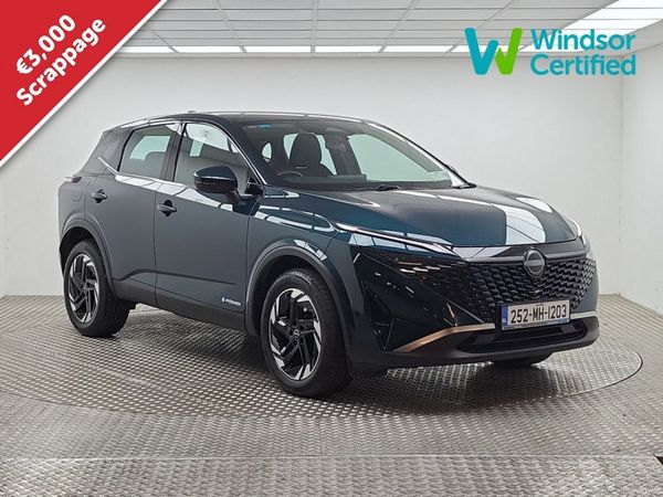 Nissan Qashqai MPV, Petrol Hybrid, 2025, Green