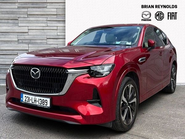 Mazda CX-60 SUV, Petrol Plug-in Hybrid, 2023, Red