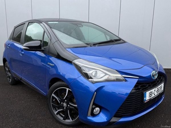 Toyota Yaris Hatchback, Petrol Hybrid, 2018, Blue