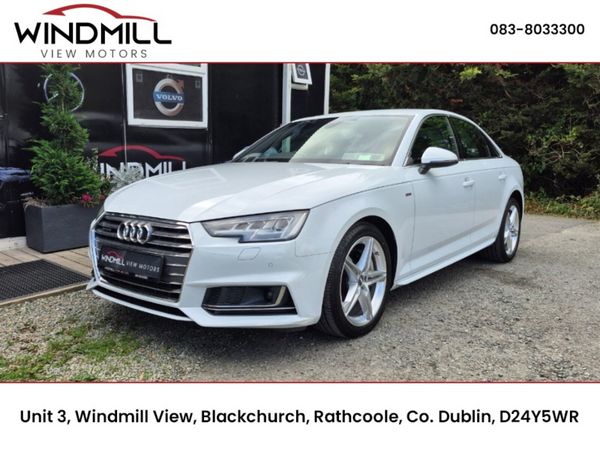 Audi A4 Saloon, Petrol, 2017, White