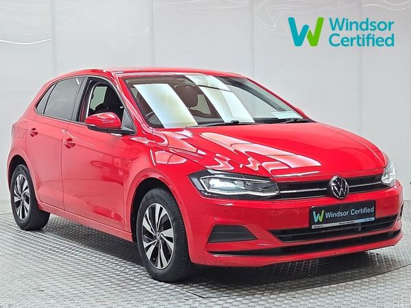 Volkswagen Polo Hatchback, Petrol, 2021, Red