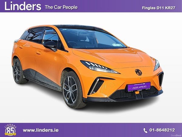 MG MG4 Hatchback, Electric, 2023, Orange