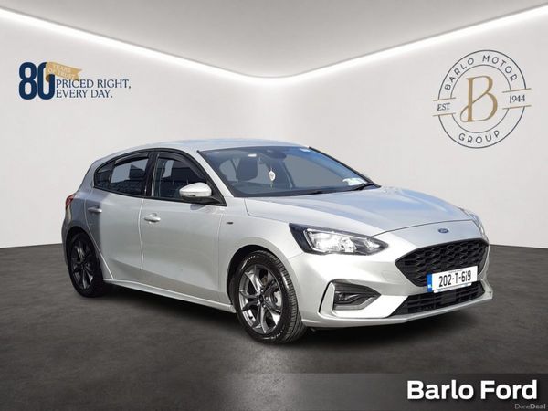 Ford Focus Hatchback, Petrol, 2020, Silver