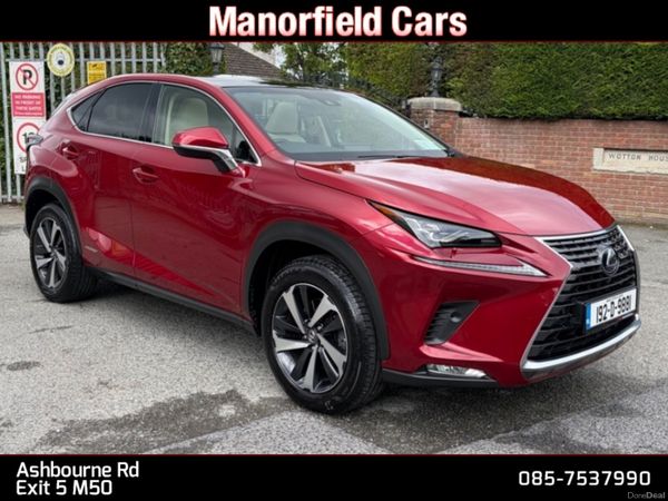 Lexus NX SUV, Petrol Hybrid, 2019, Red