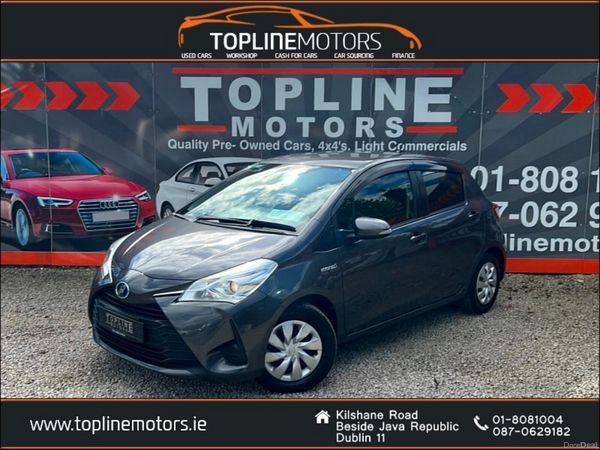 Toyota Vitz Hatchback, Petrol Hybrid, 2018, Silver