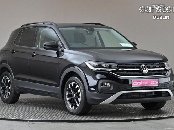 Volkswagen T-Cross SUV, Petrol Hybrid, 2022, Black