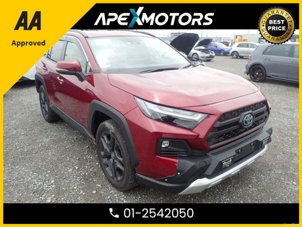 Toyota RAV4 SUV, Petrol Hybrid, 2023, Red