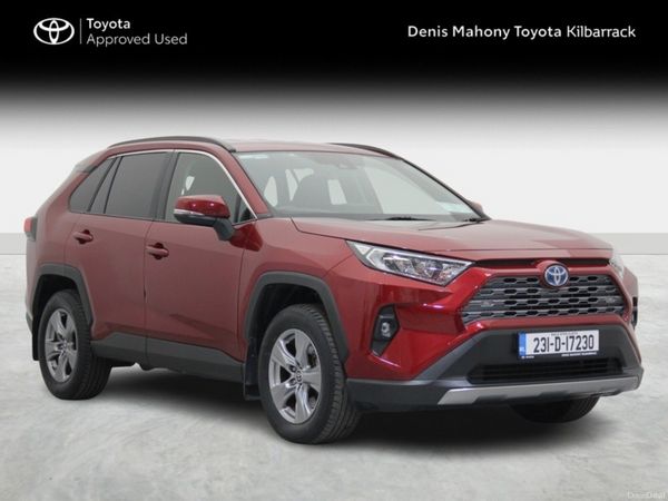Toyota RAV4 SUV, Petrol Hybrid, 2023, Red