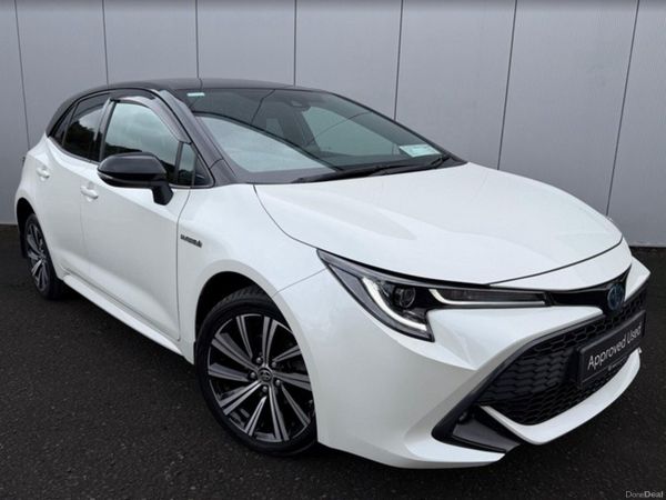 Toyota Corolla Hatchback, Petrol Hybrid, 2021, White