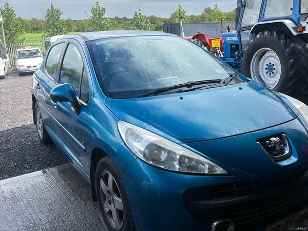 Peugeot 207 Hatchback, Petrol, 2009, Blue