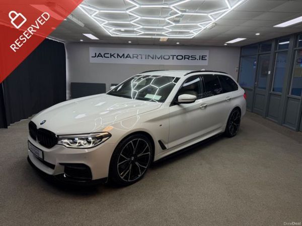BMW 5-Series Estate, Diesel, 2017, White