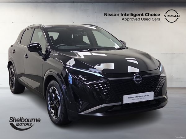 Nissan Qashqai Hatchback, Petrol Hybrid, 2025, Black