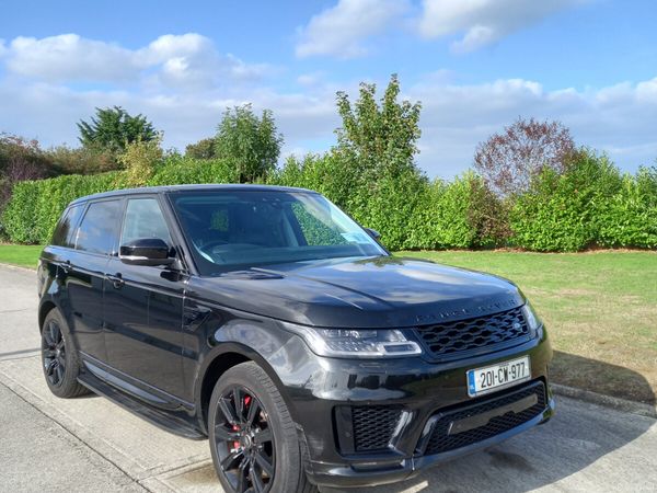 Land Rover Range Rover Sport SUV, Petrol Plug-in Hybrid, 2020, Black