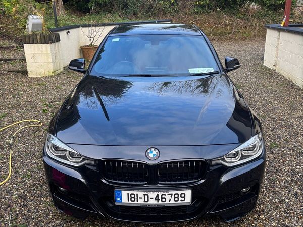 BMW 3-Series Saloon, Petrol Plug-in Hybrid, 2018, Black