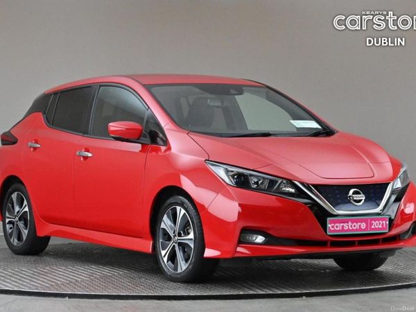 Nissan Leaf Hatchback, Electric, 2021, Red